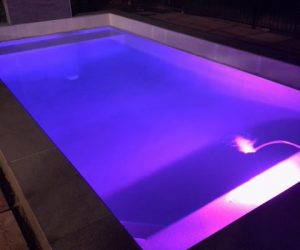 Purple led swimming pool - Pool Service in Gold Coast & Tweed Coast